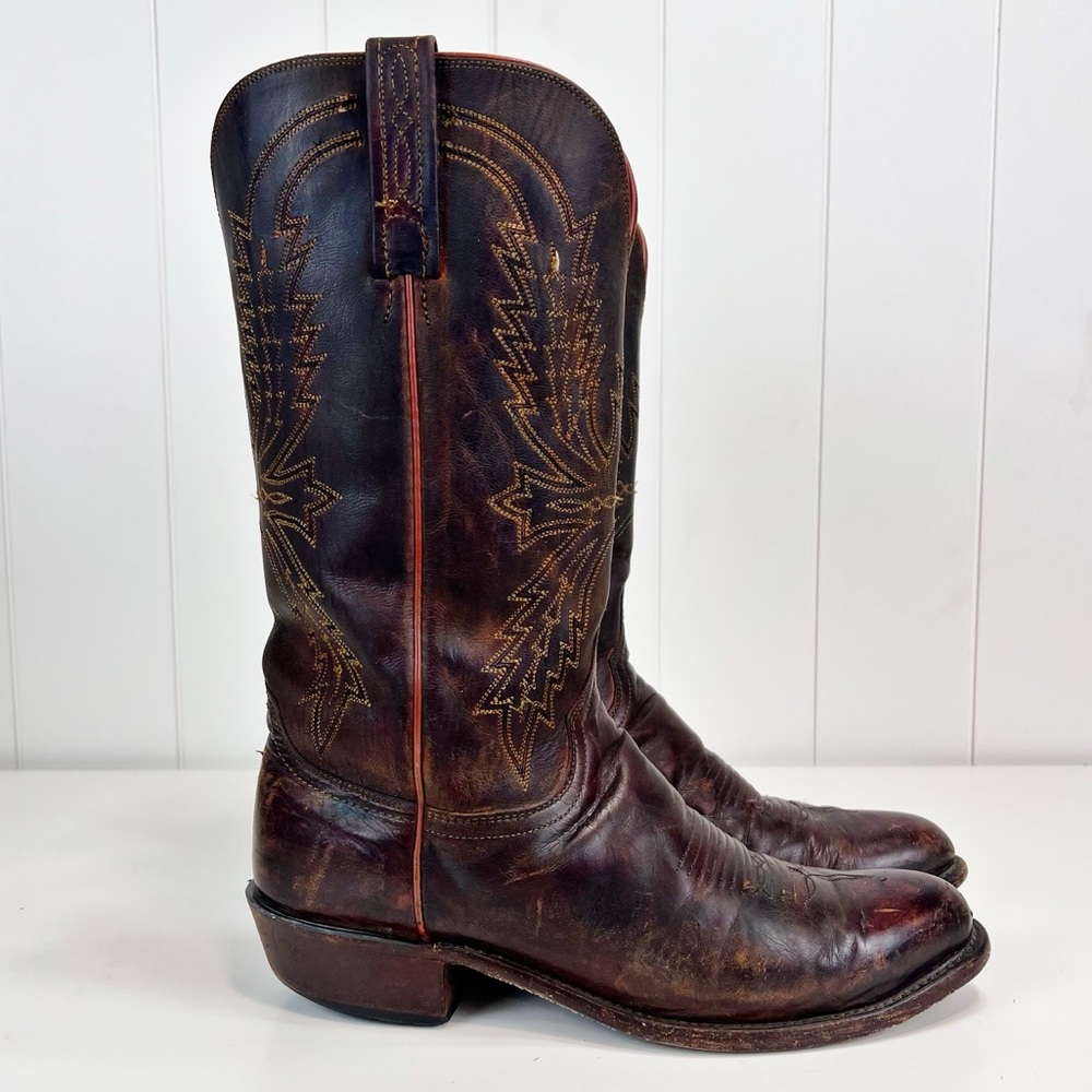 1883 by Lucchese Crayton N7697R Mad Dog Cowboy Boots Mens size 9.5D Western‎